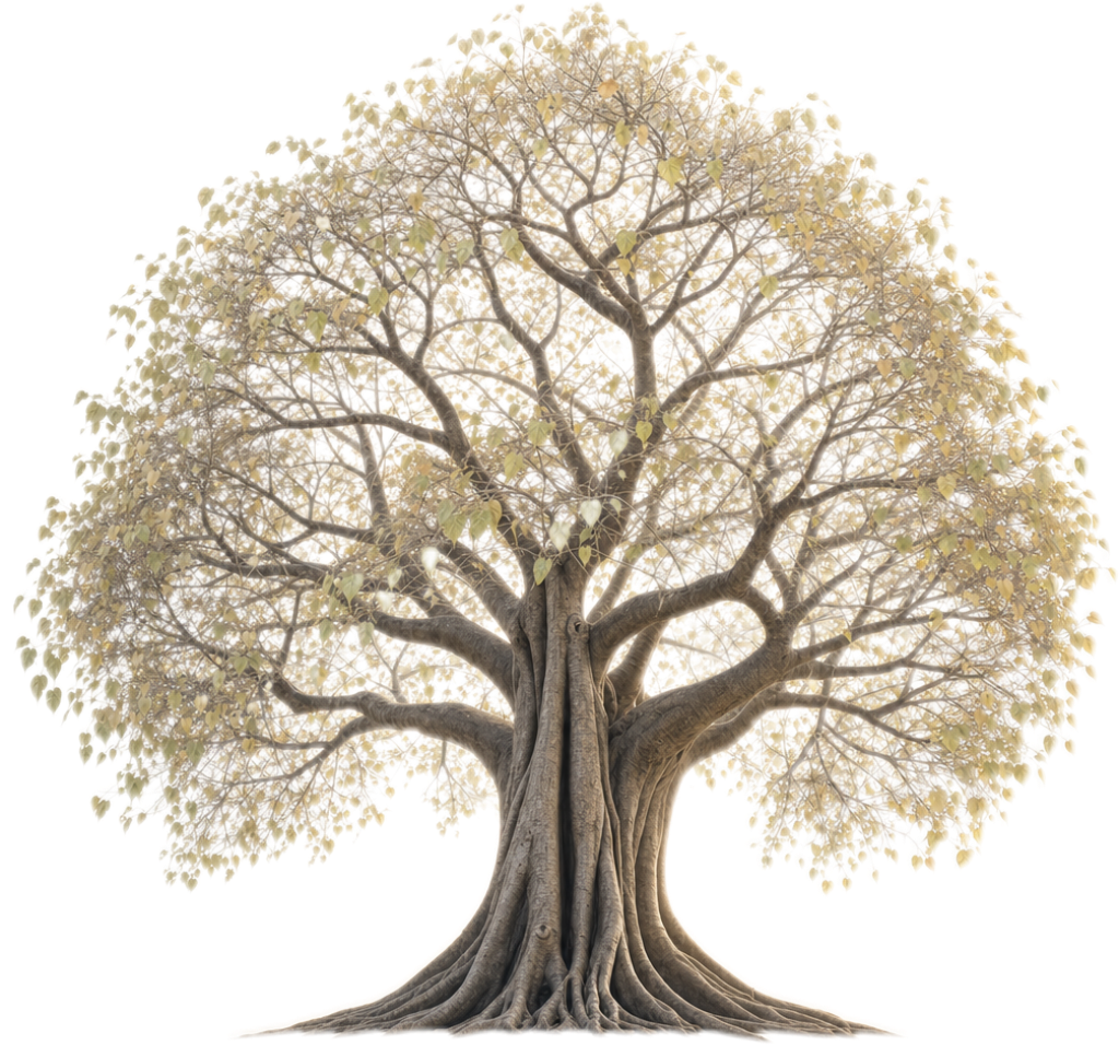 Winter Bodhi tree representing Herbs & Motion values